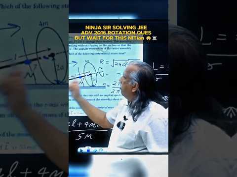 JEE Advanced 2016 Tough question solved in 20 min by NITian🔥 @Philosophers-tp9zw #iit #jeeadvanced