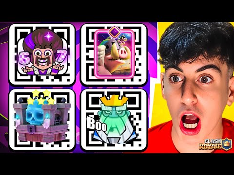 8 NUEVOS CODIGOS QR GRATIS en CLASH ROYALE!