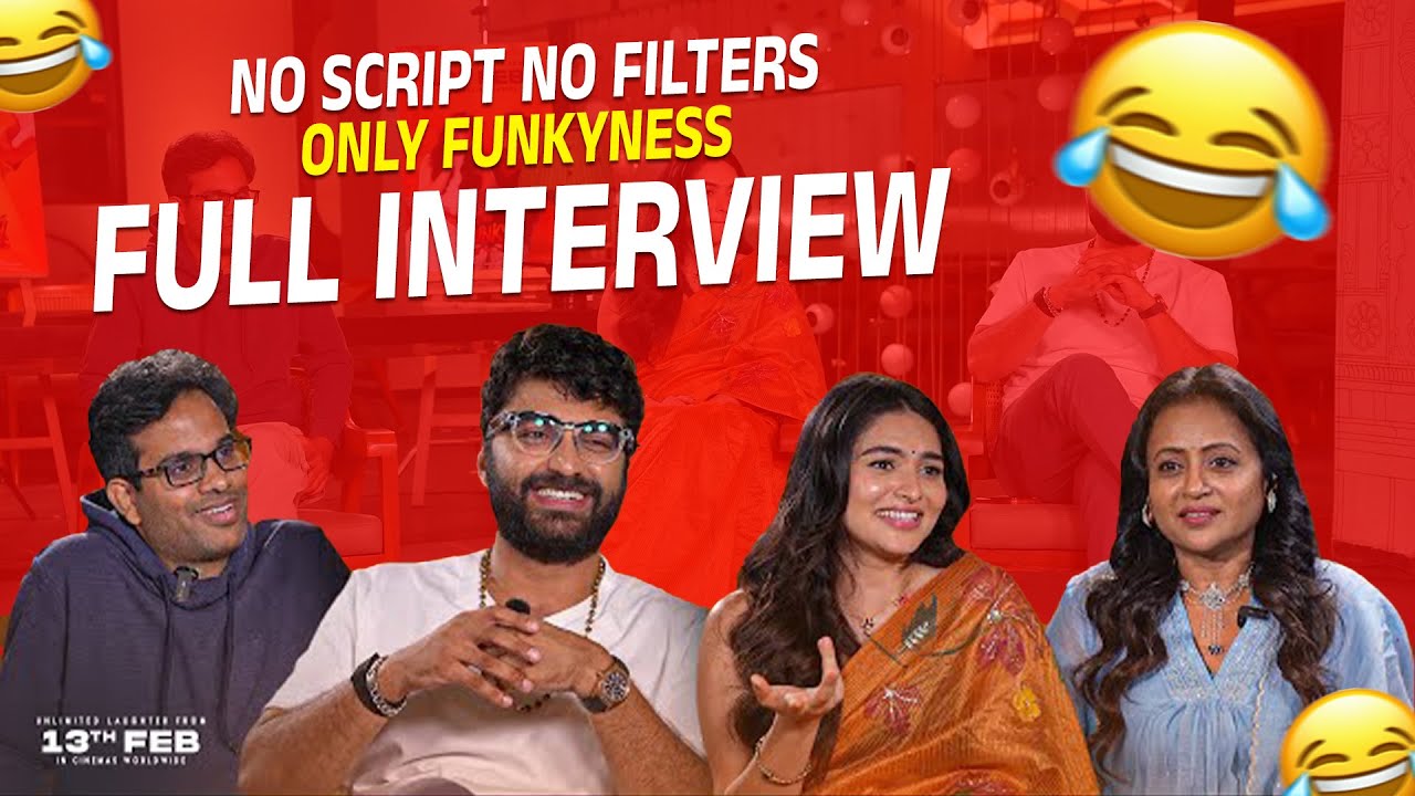 FUNKY Movie Team Interview with Vishwak Sen 🎬