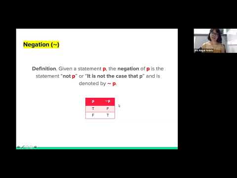 3 - Compound Propositions - Negation