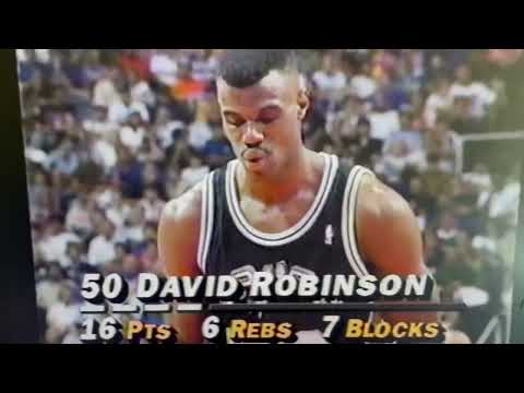 1993 Spurs vs Suns Game 1 Highlights