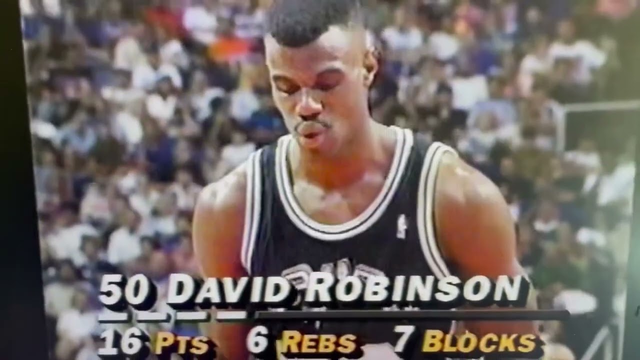 1993 Spurs vs Suns Game 1 Highlights ๐ | Robinson's 32 Points Not Enough for Spurs