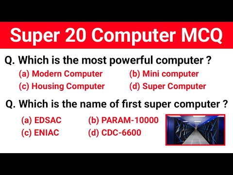 Top 20 Computer MCQs for Competitive Exams 📚