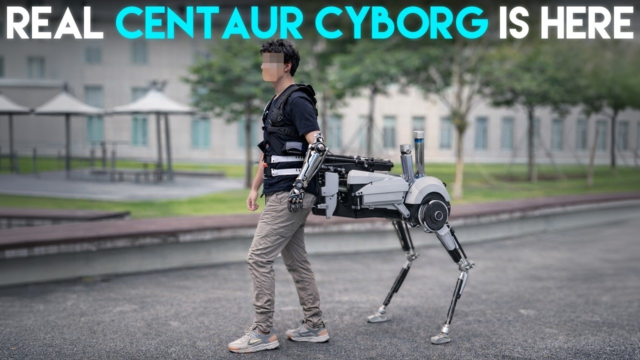 China Unveils CENTAUR Robot for Superhuman Strength 💪