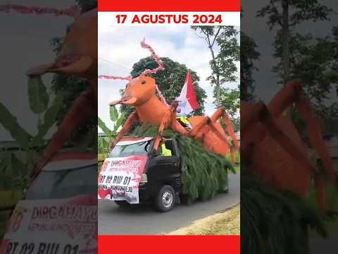 Karnaval 17 Agustus 2024 #17agustus #shorts #short Hari Kemerdekaan Bangsa Indonesia 2024