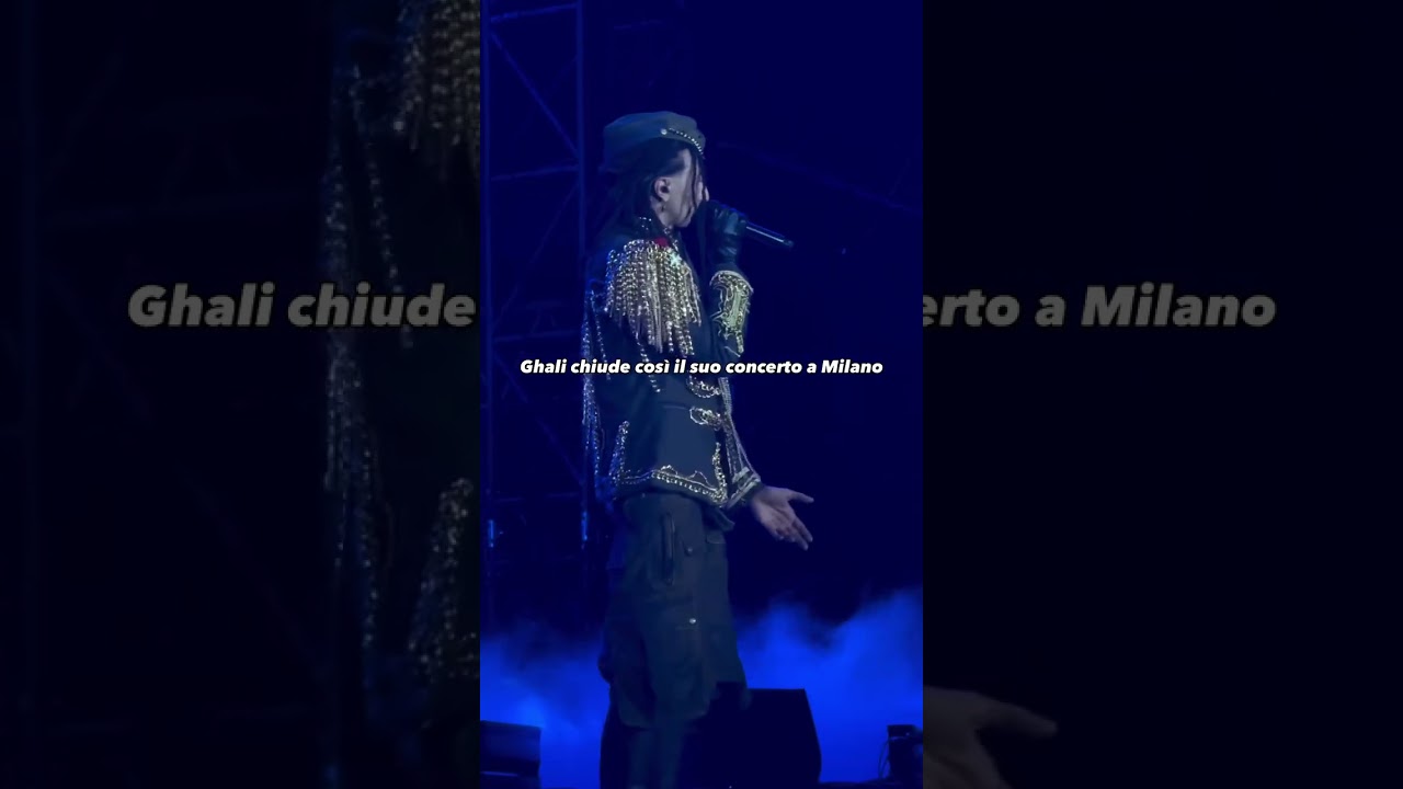 Ghali Conclude il Suo Concerto a Milano in Grande Stile 🎤