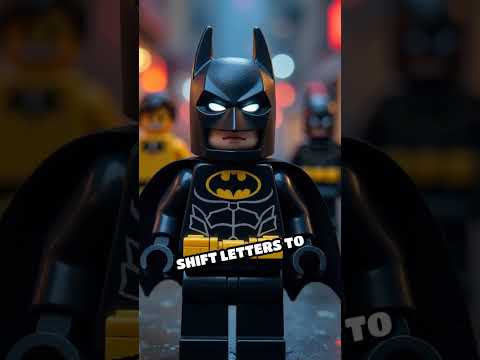 Lego Batman Decodes Cryptography Secrets