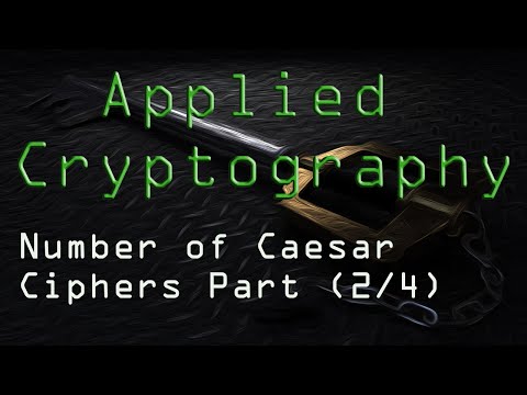 Applied Cryptography: Number of Caesar Ciphers (2/4)