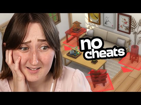 i tried building in the sims with NO CHEATS