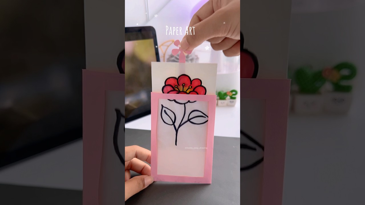 Easy Paper Magic Art Tutorial🌸