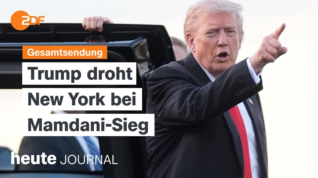 heute journal vom 04.11.25: EU diskutiert Klimaziele, Bürgermeisterwahl in NYC, Chinas Importe