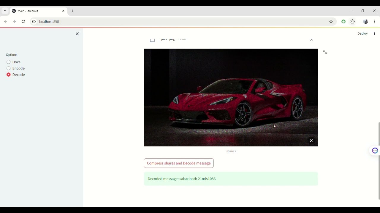 Secure Your Data with Steganography & Visual Cryptography | Streamlit Project
