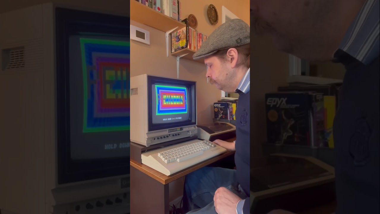 Create Custom Cards with The Print Shop on Commodore 64 & MPS 801 Dot Matrix Printer 🖨️