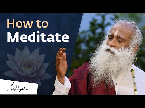 How to Meditate for Beginners | Sadhguru