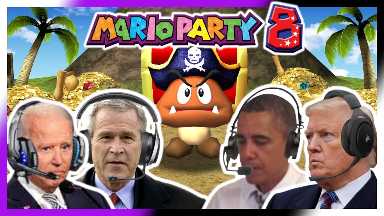 US Presidents Play Mario Party 8 on Goomba's Booty ๐ฒ