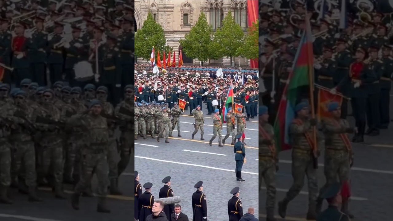 Azerbaijani Soldiers Join Moscow Military Parade 🇷🇺