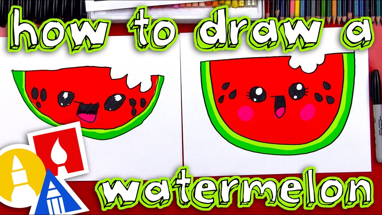 Learn to Draw a Cartoon Watermelon π