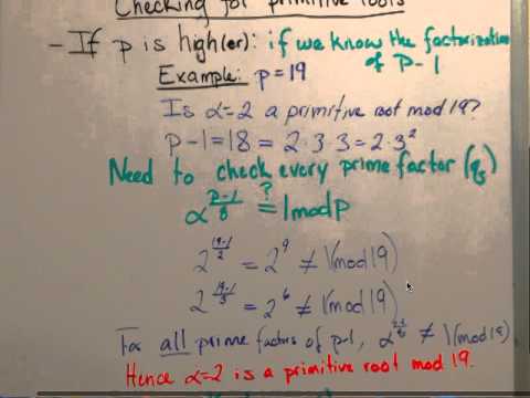 Primitive Roots Method 1