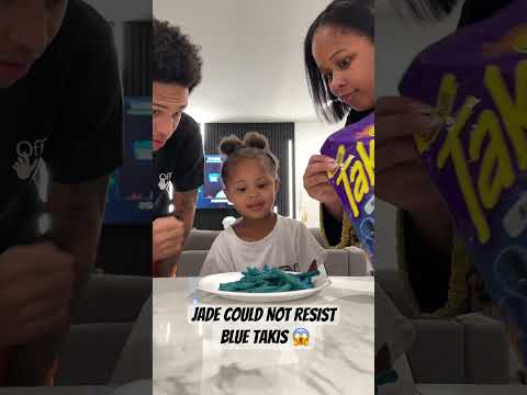 BLUE TAKIS Took Over Our Daughter !! #bluetakis #takischallenge #funnyvideo #family