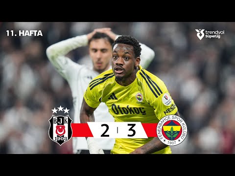 Beşiktaş (2-3) Fenerbahçe - Highlights/Özet | Trendyol Süper Lig - 2025/26
