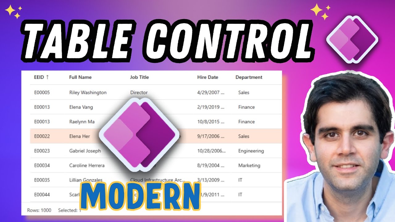 Power Apps Table Control: Beginner to Intermediate 📊
