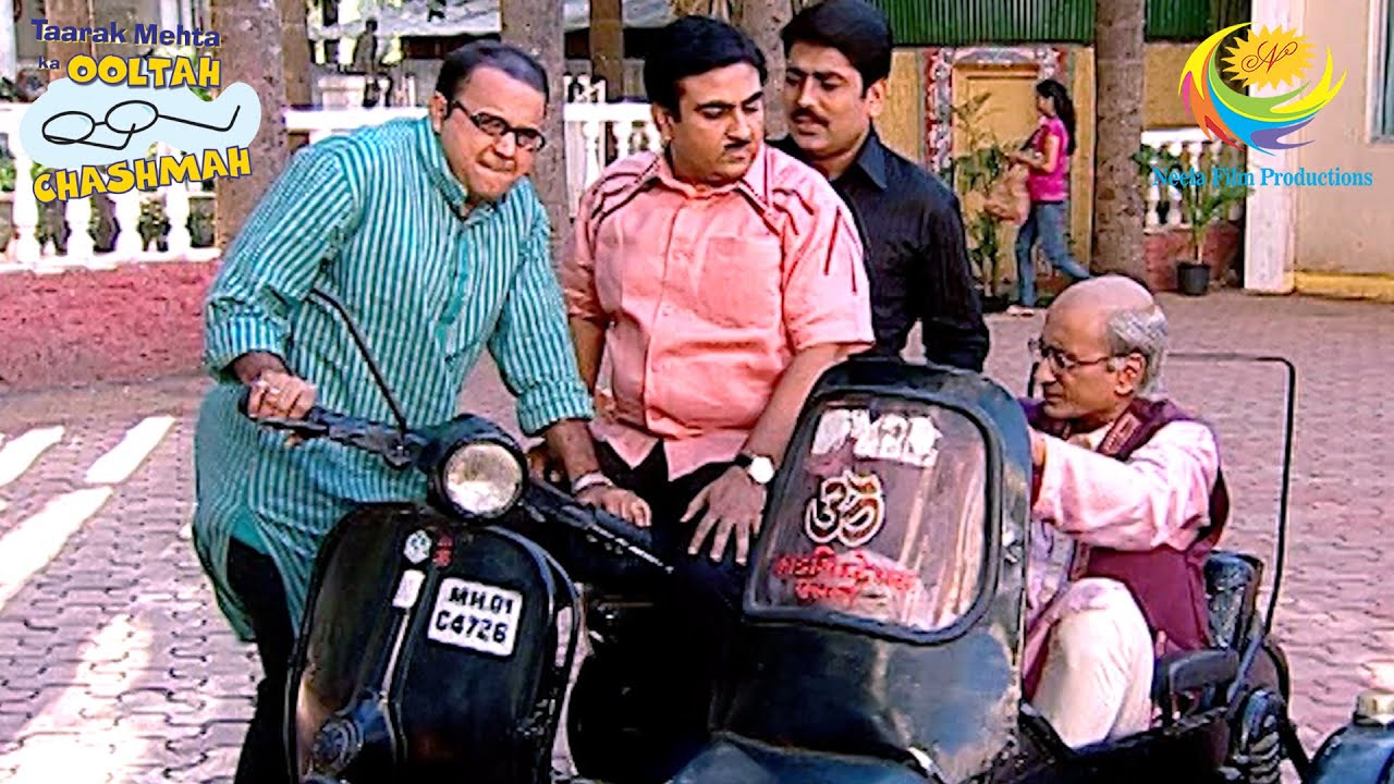 Bhide's Scooter Won't Start! 😂 | Taarak Mehta Ka Ooltah Chashmah Fun Moments