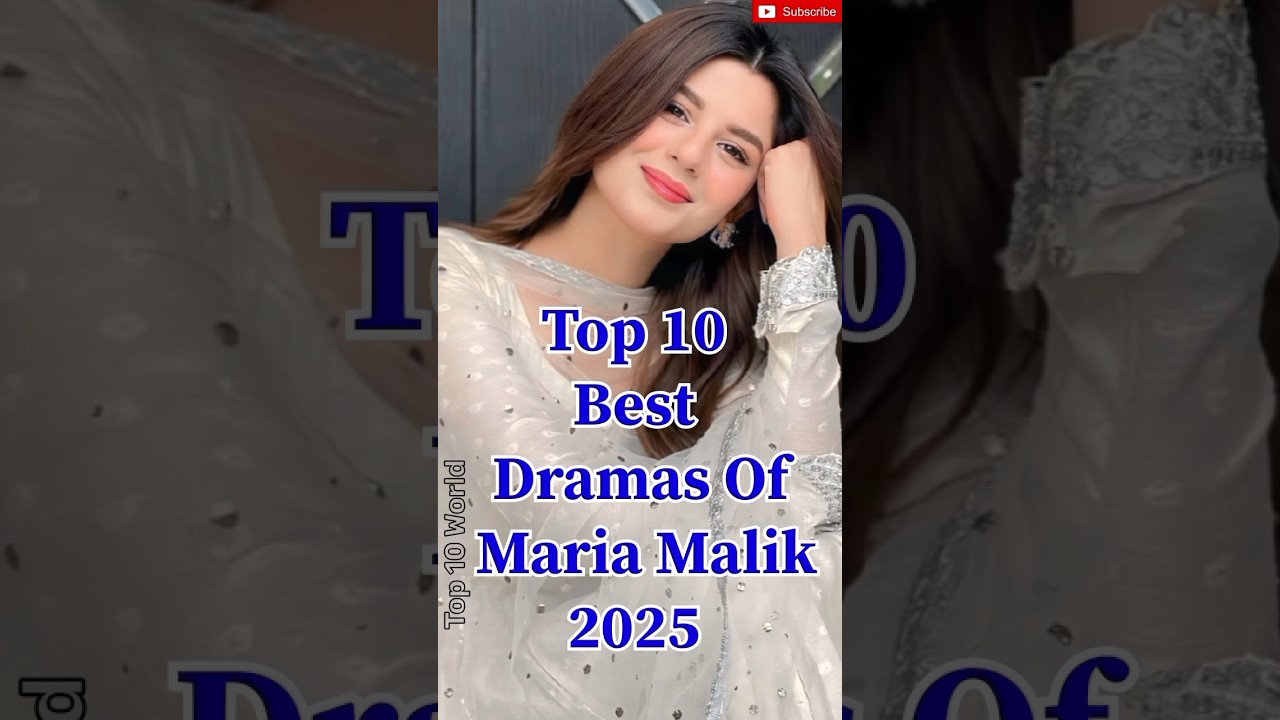 Top 10 Must-Watch Dramas Featuring Maria Malik in 2025 🌟