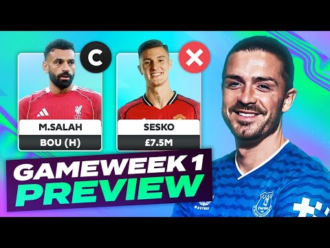FPL GAMEWEEK 1 PREVIEW 💪| BEST £6.5m MIDFIELDER 🤔 | Fantasy Premier League Tips 2025/26
