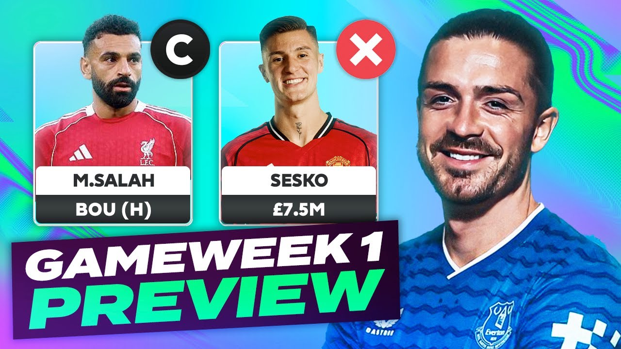 FPL Gameweek 1 Preview & Top £6.5m Midfielder Picks for 2025/26 ⚽