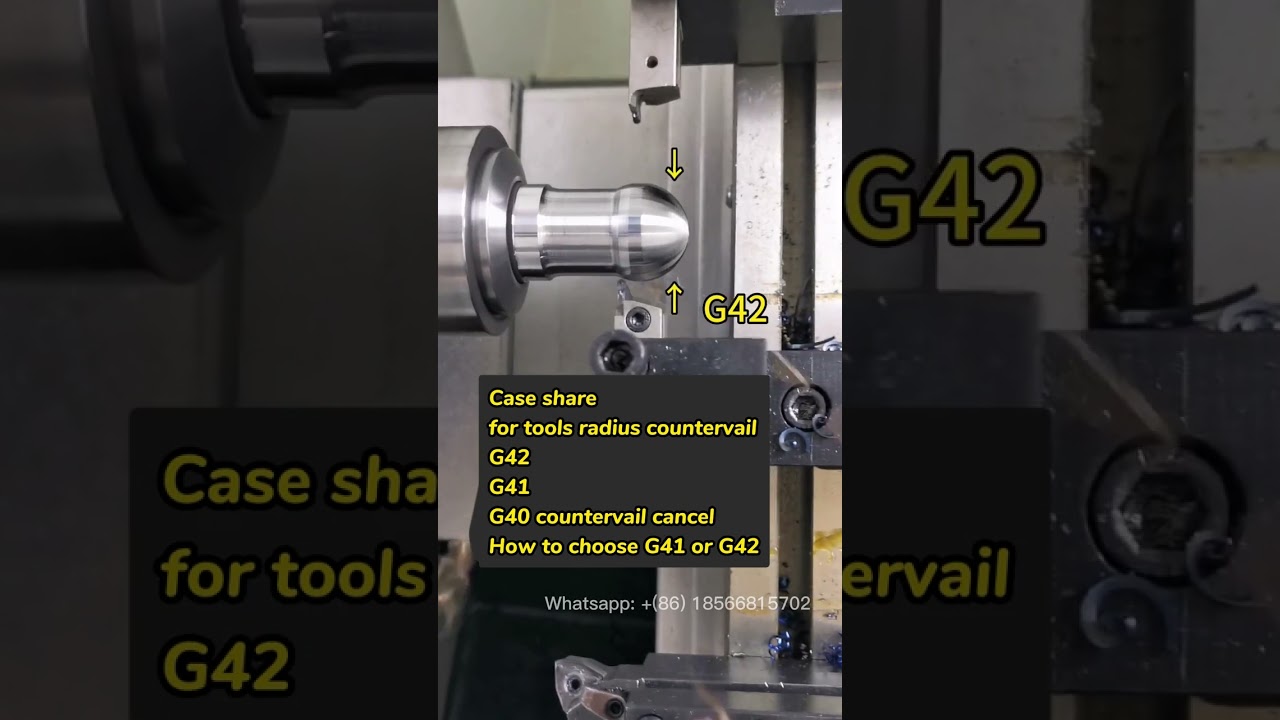 Maximize Machining Efficiency with G41 & G42 Radius Countervail Tools | CNC SMARTLATHE SL-36