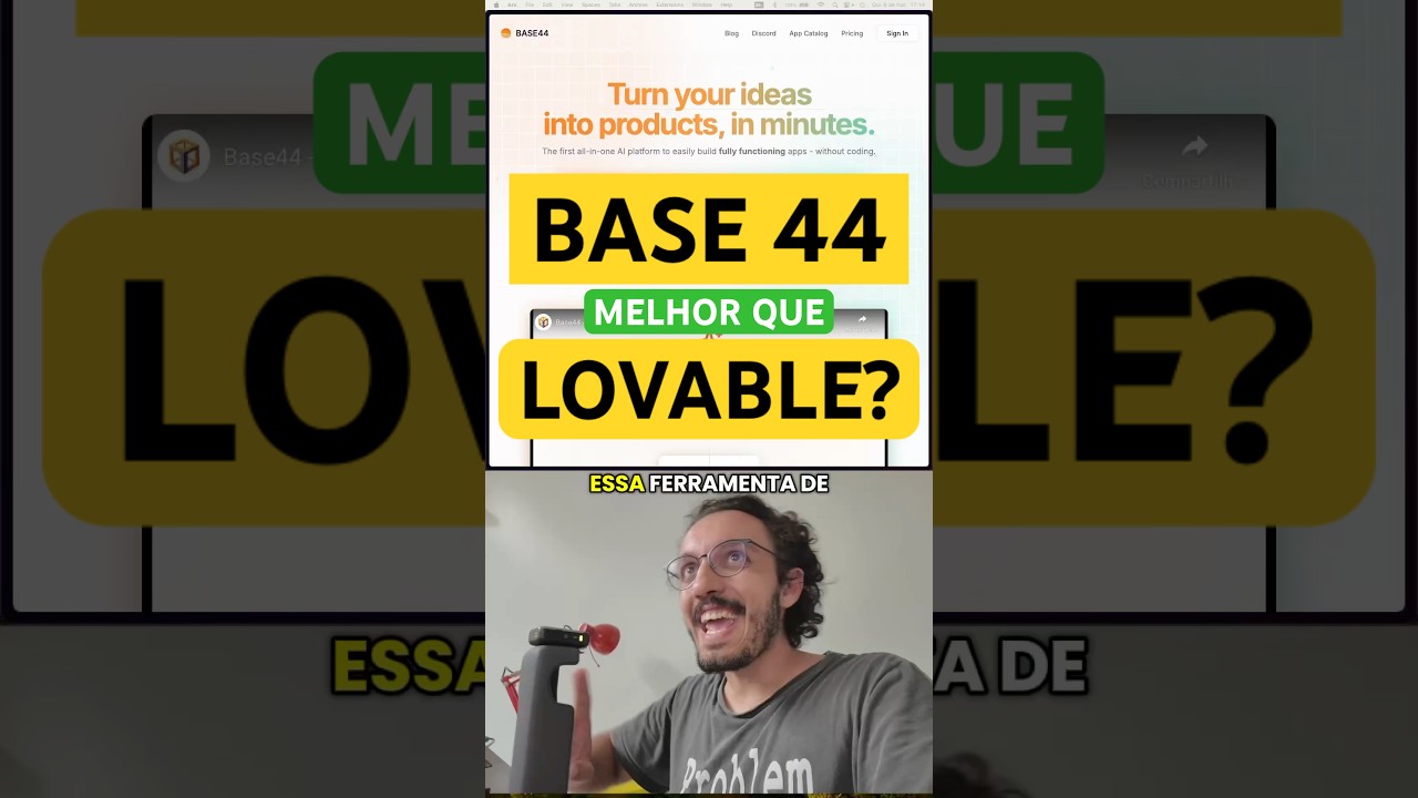 BASE44 vs LOVABLE: Melhor para Apps com IA? 🤖