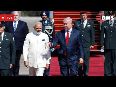 LIVE: Netanyahu Welcomes India’s Modi at Ben Gurion Airport in Historic Visit | DWS News | AC14