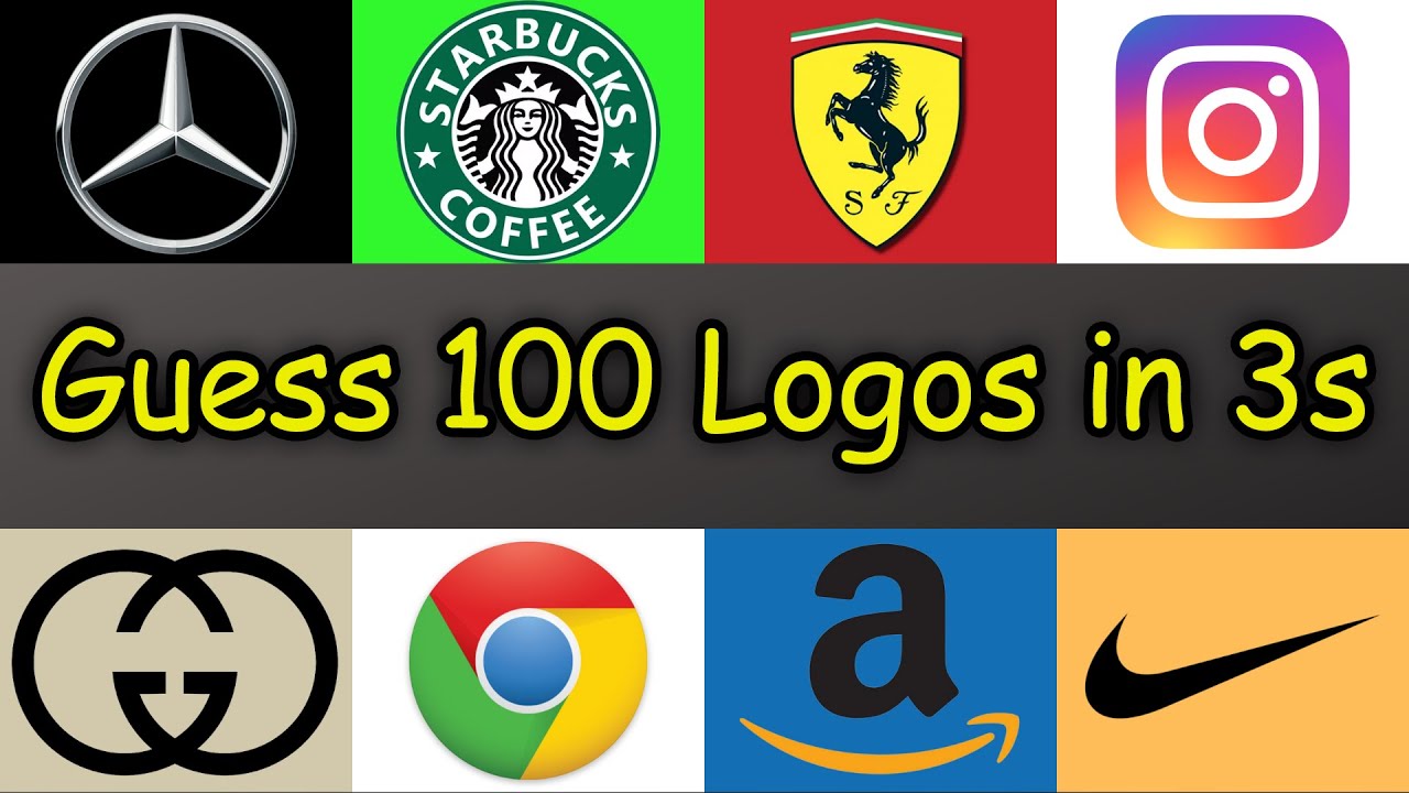 Guess 100 Logos in 3 Seconds! 🏆