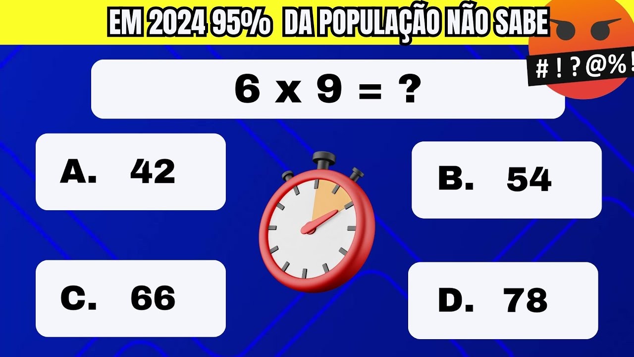 Desafie seus conhecimentos: Você é bom em Tabuada? 🧠