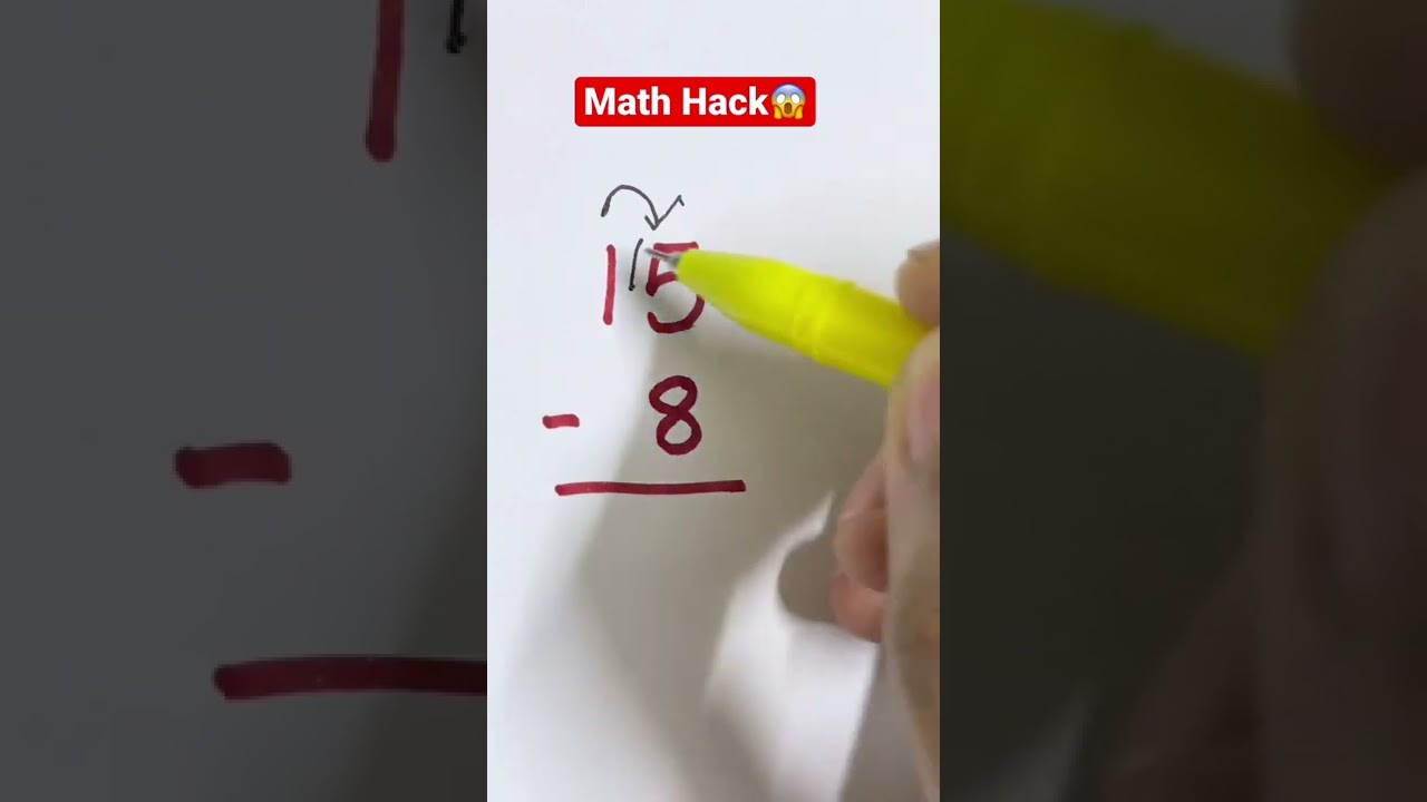 Math Hack😱 #math #youtube #shorts #mathtrick #learning #youtubeshorts #tutor #youtuber #genius