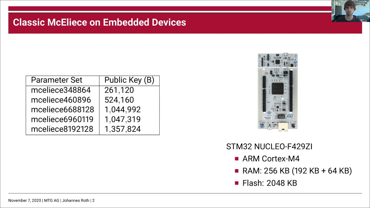 Efficient Classic McEliece Implementation for Embedded Devices 🔒