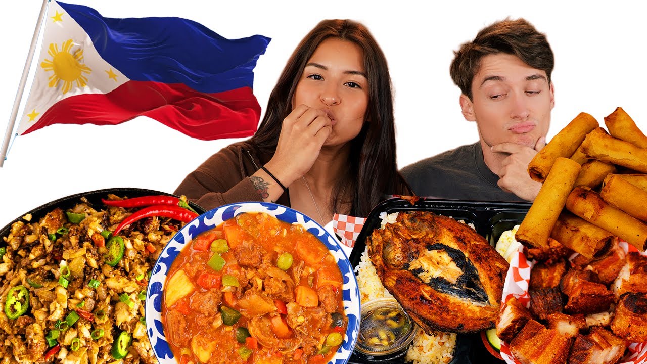 First Time Tasting Filipino Food 🇵🇭