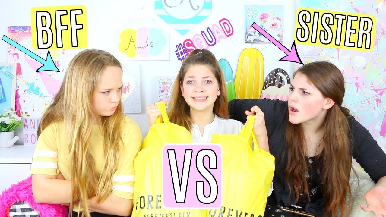 Sister vs BFF Shopping Challenge 🛍️