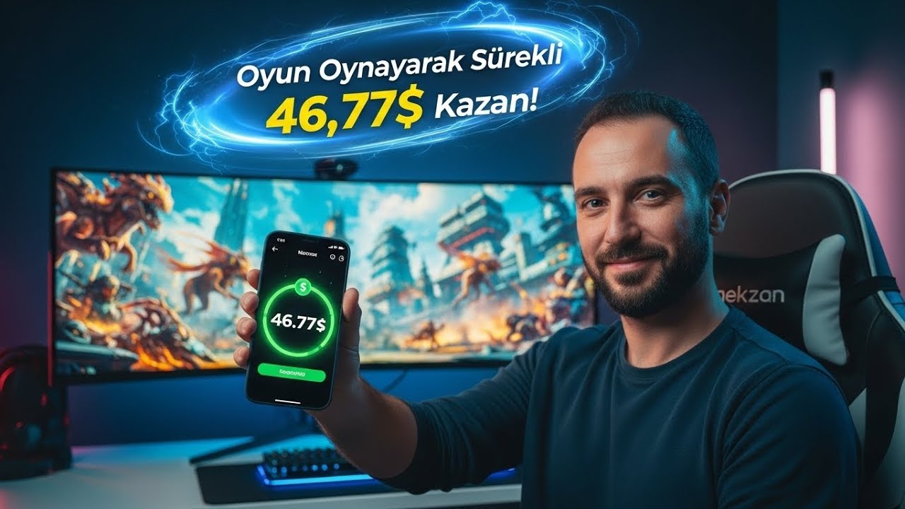 Oyun Oynayarak 46,77$ Kazan! - 2025 Para Kazanma Yolları 🎮