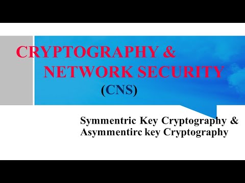Symmetric Key  And Asymmetric Key Cryptography With Diagram | Lec-16 | #symmetric #Asymmetric #cns