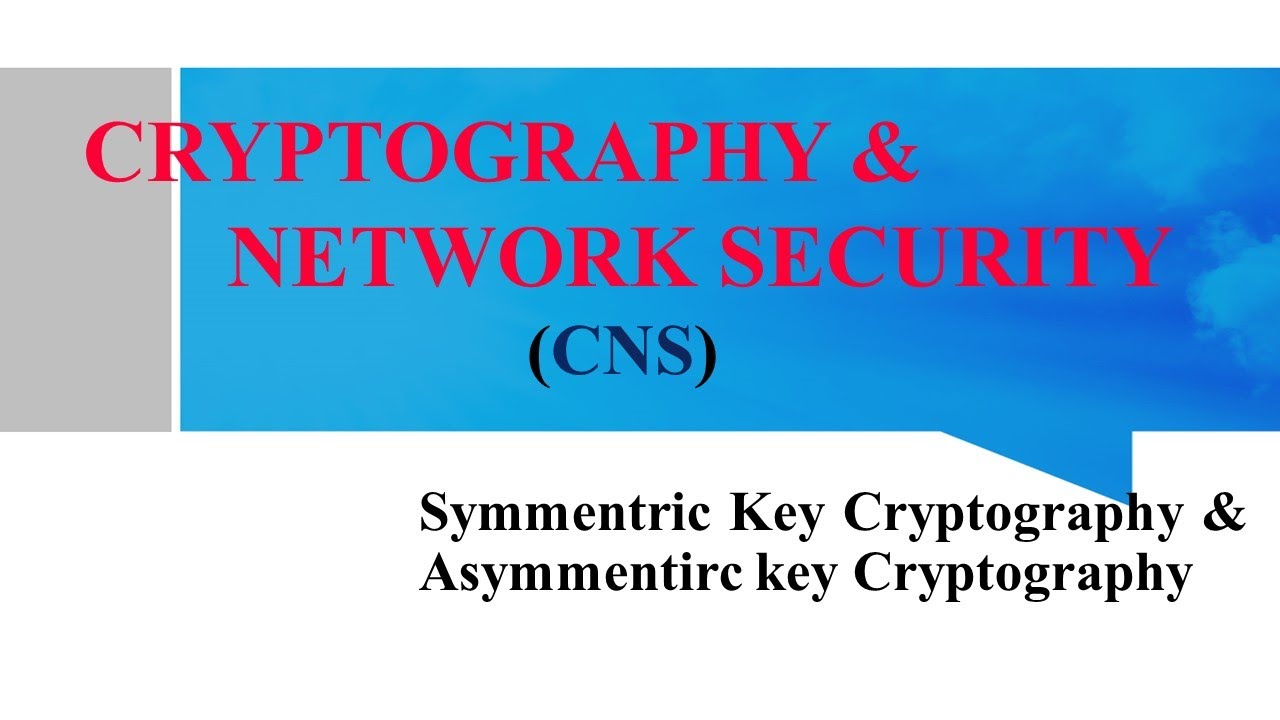 Understanding Symmetric & Asymmetric Key Cryptography with Diagrams | Lec-16 π