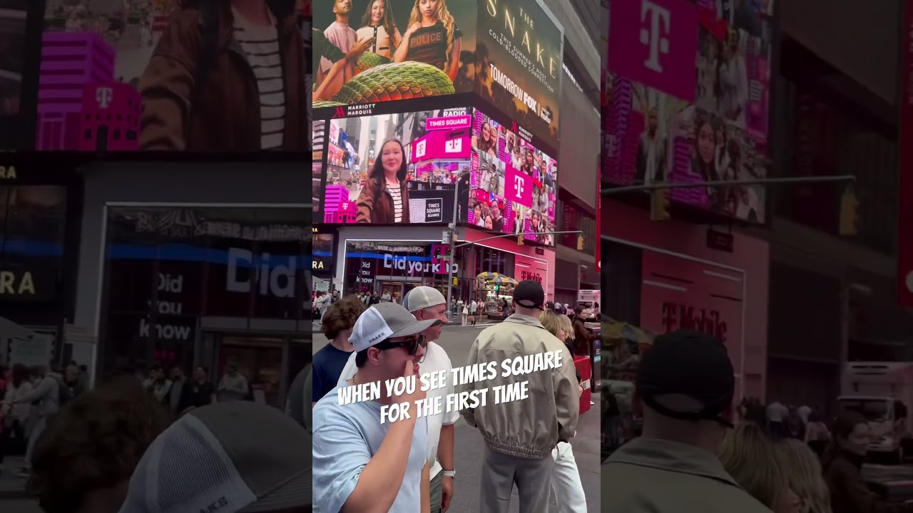 First Visit to NYC Times Square π