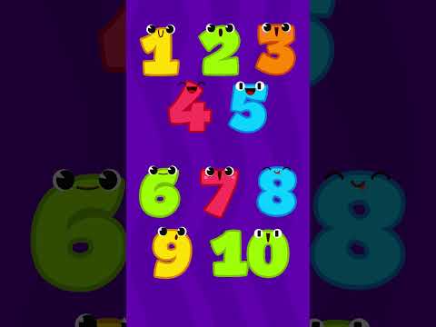 Учим цифры. Цифры для детей 1 - 10