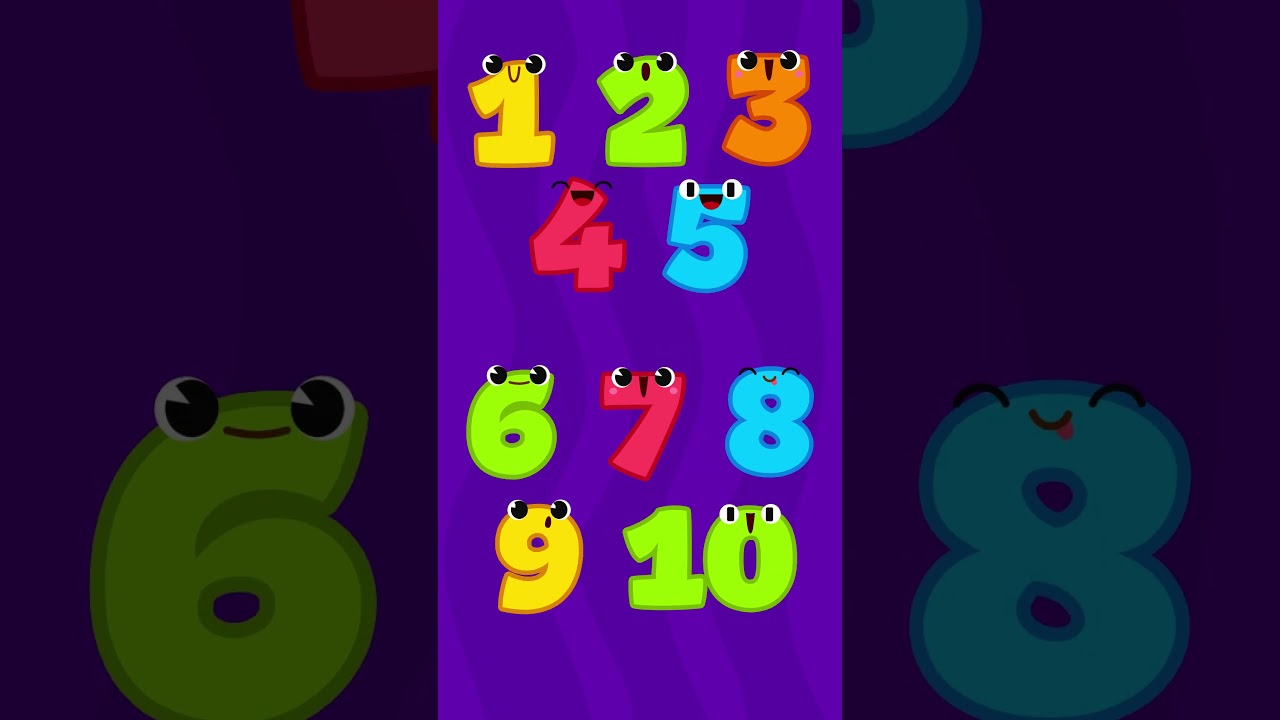 Учимся считать: цифры от 1 до 10 для малышей 🎶