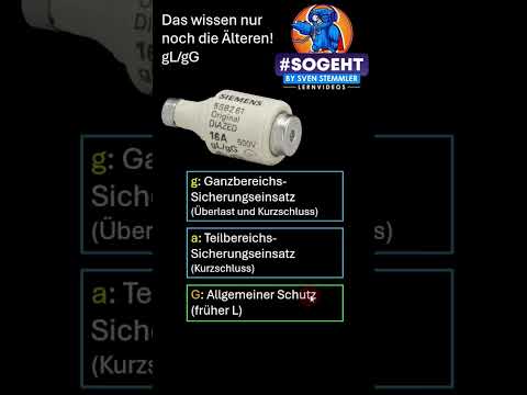 Entschlüsselung der Betriebsklassen: gL und gG bei Schmelzsicherungen