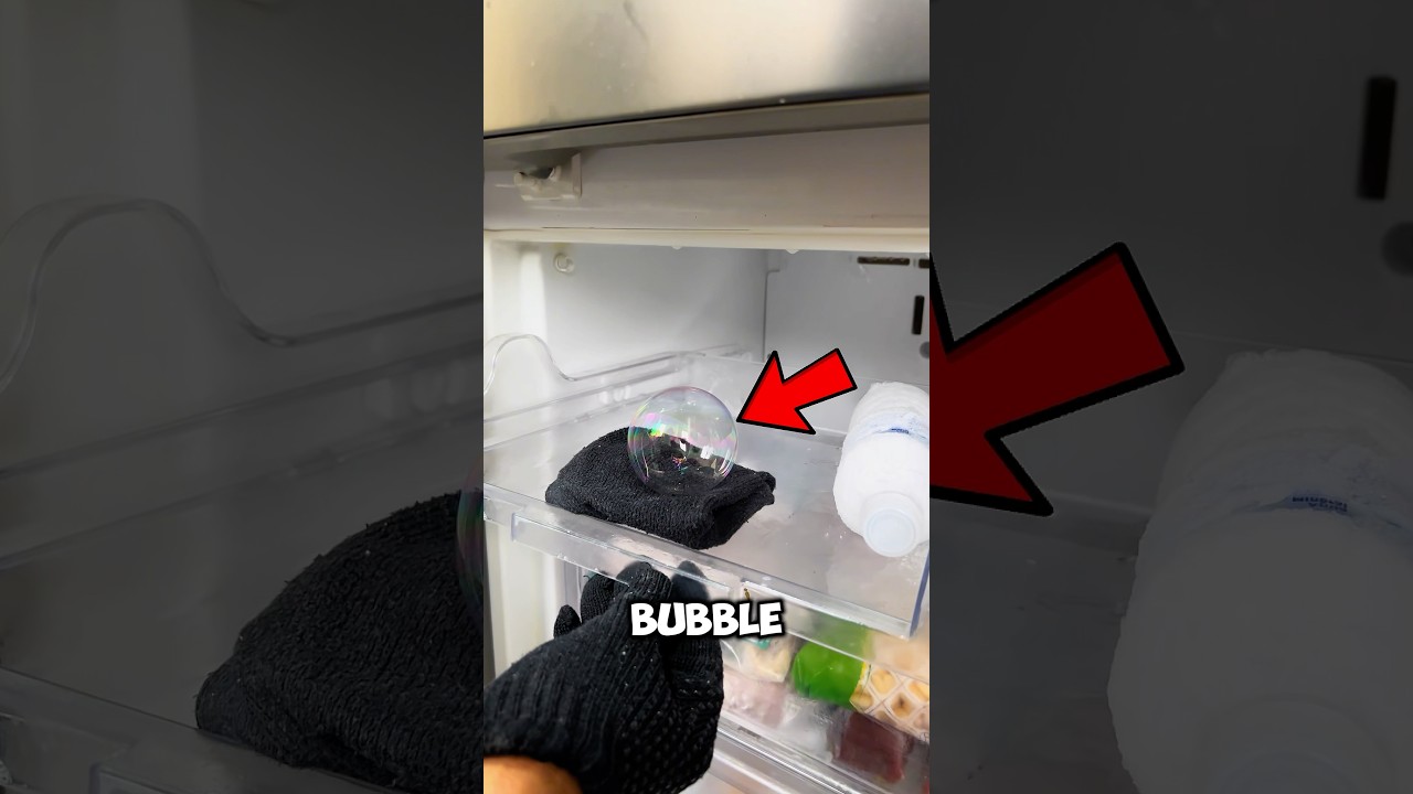 What Happens When You Put a Bubble in the Fridge?❄️