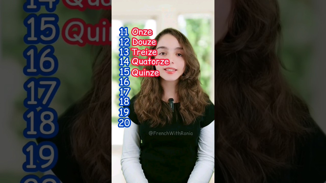 French Numbers 11-20 🇫🇷