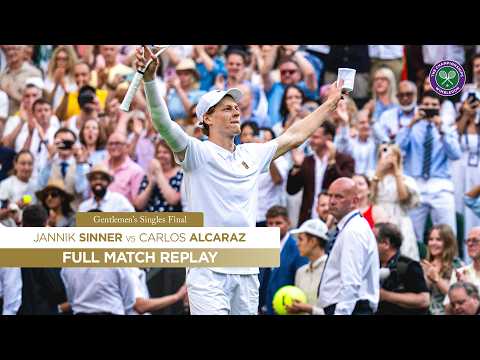 That Stunning Final IN FULL | Jannik Sinner vs Carlos Alcaraz | Full Match Replay | Wimbledon 2025.
