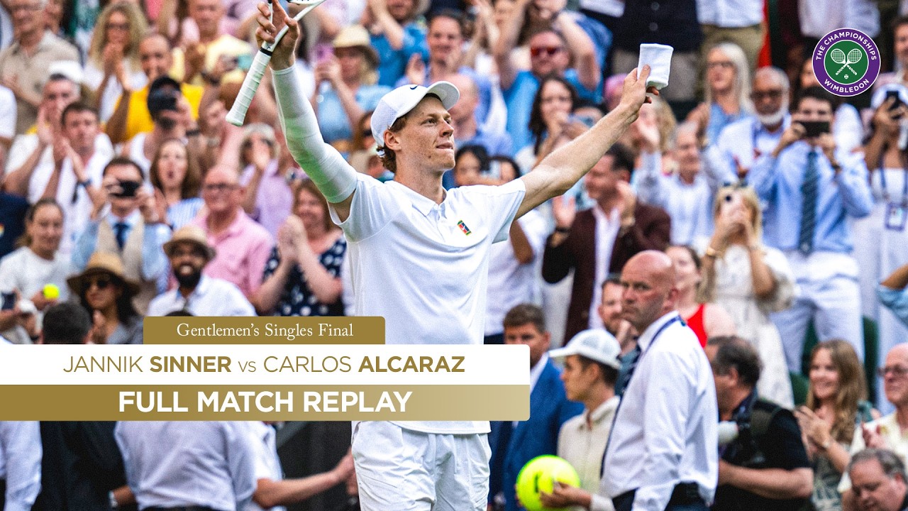 Epic Wimbledon 2025 Final: Sinner vs. Alcaraz in Full Match Replay 🎾