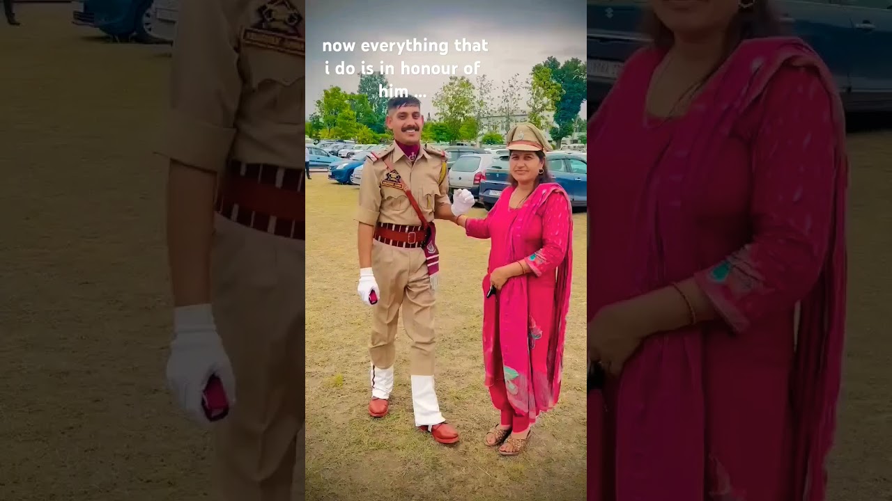 Jammu & Kashmir Police PSI Abhishek Raina Passes Out Ceremony 🎉